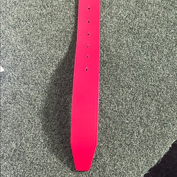 Balenciaga Red Belt with Gold Buckle - Picture 5 of 10